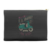 life is a journey, enjoy the ride Accessory Pouches