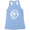 bc mountains british col Racerback Tank