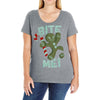 ugly christmas Ladies Curvy T-Shirt