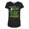 my broom broke Maternity Scoop Neck T-shirt