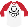 monster face (2) 3/4 Sleeve Shirt