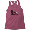 red doc marten skinhead boots, ideal birthday present or gift Racerback Tank