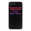beer t shirt who said beer won't make you smart it made bud wiser funn iPhone 7 Plus Case