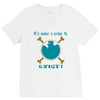 IT'S NEVER A CRIME TO EXIST Franky  One Piece V-Neck Tee