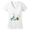at last we meet Women's V-Neck T-Shirt