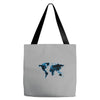 World Map Design Tote Bags