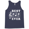 Best Dad Ever Funny Music Note Tank Top