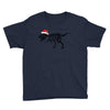 t rex skeleton santa claus Youth Tee