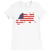proud to be ameowican Ladies Fitted T-Shirt