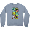 zombie font Crewneck Sweatshirt