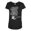 beer doesn't ask silly questions Maternity Scoop Neck T-shirt