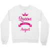 queens are born in august Crewneck Sweatshirt