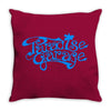 paradise garage sign Throw Pillow