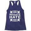 negate hate Racerback Tank