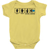 rock paper scissors hadouken Baby Onesie