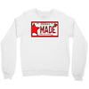 texas made lone star license plate Crewneck Sweatshirt