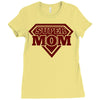 super mom 2 Ladies Fitted T-Shirt