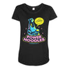 power noodles Maternity Scoop Neck T-shirt