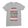 merry corruption of a pagan holiday Ladies Fitted T-Shirt