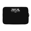 trust me, i'm with the band   musician rockband guitar bass jam tee Laptop sleeve