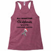 all i want for christmas is a cure carcinoid cancer Racerback Tank