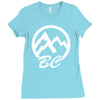 bc mountains british col Ladies Fitted T-Shirt