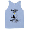 daddy and son fishing partners for life Tank Top