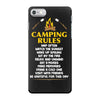 Camping Rules iPhone 7 Case