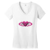 shy girl Women's V-Neck T-Shirt