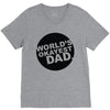 world's okayest dad V-Neck Tee