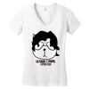 La Casa Cat Papel Women's V-Neck T-Shirt