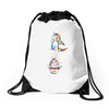 Cute Unicorn and Happy Cupcake Drawstring Bags