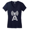 antenna broadcast Women's V-Neck T-Shirt