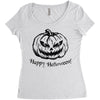 happy halloween Women's Triblend Scoop T-shirt