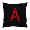 alphabet Throw Pillow