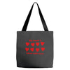 my heart is filled with love Tote Bags