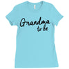 grandma to be Ladies Fitted T-Shirt