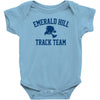 emerald hill track team Baby Bodysuit