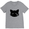 sad cat V-Neck Tee