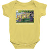 Georges Pierre Seurat A Sunday Afternoon On The island Of La Grande Ja Baby Bodysuit