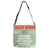 Cancer Woman Adjustable Strap Totes