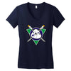 mighty leo Women's V-Neck T-Shirt