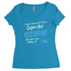 i never dreamed i'd be a super hot accountant but here iam, killing it Women's Triblend Scoop T-shirt