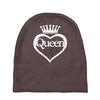 funny  queen of everything gift bride honeymoon hen night fashion fema Baby Beanies
