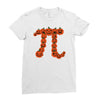pumpkin pi Ladies Fitted T-Shirt