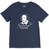 shakespeare beard quote much ado about nothing V-Neck Tee