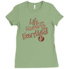 the answer to the question Ladies Fitted T-Shirt