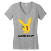 picachu gameboy Women's V-Neck T-Shirt