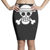 onepiece  straw hat crew flag luffy pirates anime Pencil Skirts