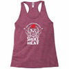 i just want to drink beer and smoke meat Racerback Tank